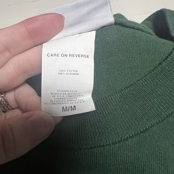 Vtg Dale Earnhardt Jr. T Shirt‎ Men's Nascar Dark Green Amp Energy Size M - Picture 3 of 5